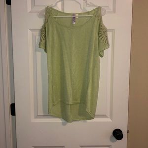 Alya green high low top